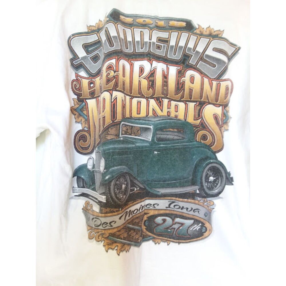 Goodguys TShirt Men's L 2018 Heartland Nationals Des Moines Iowa